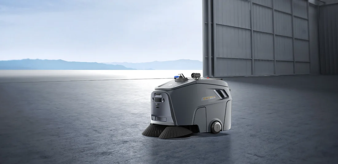 Gausium Beetle sweeping robot